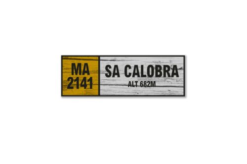 sa calobra wall sign