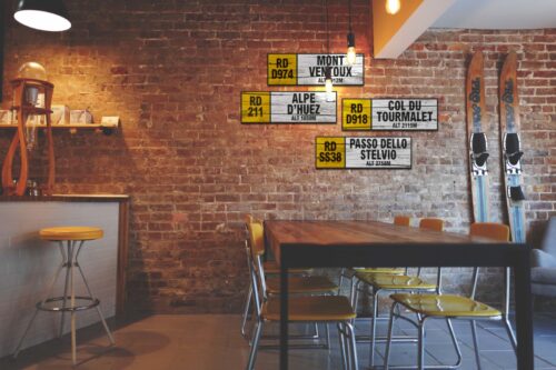 cycling wall signs