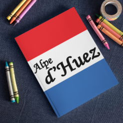 Alpe d’Huez French Flag Notebook