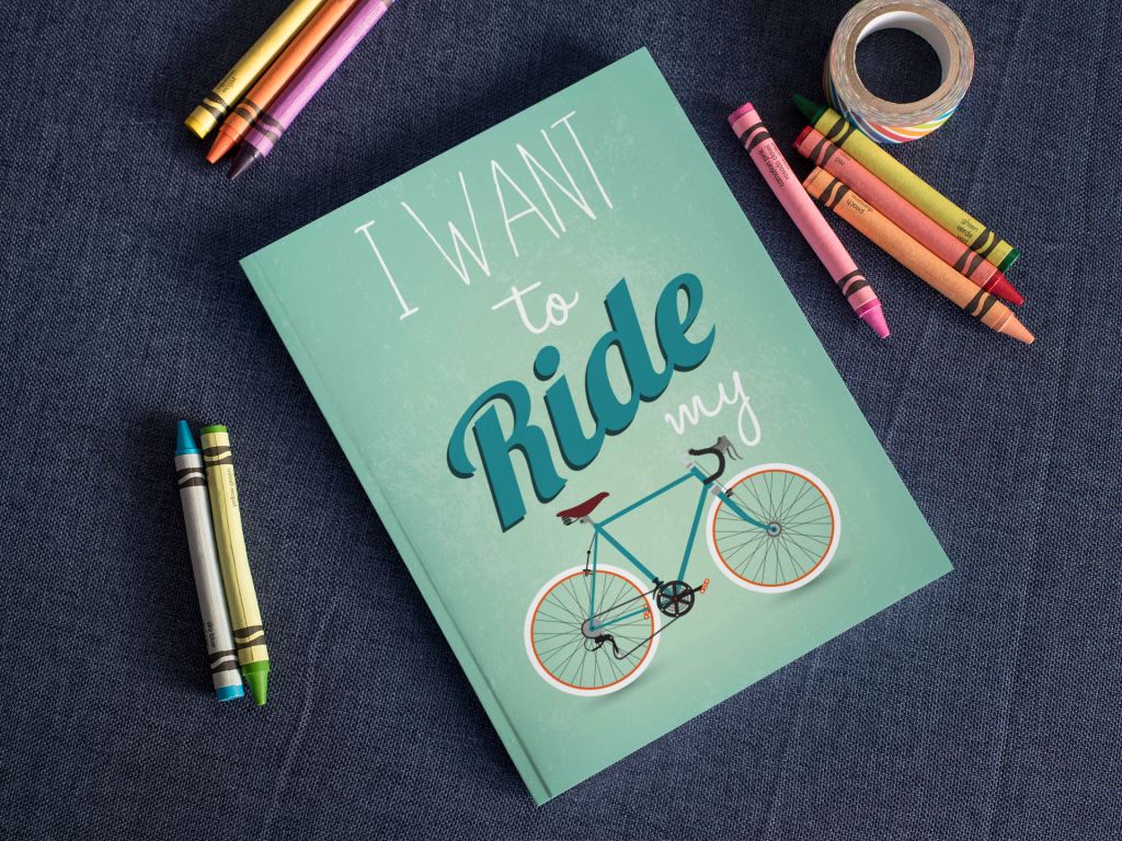 I Want To Ride My Bicycle Notebook | Gifts For Cyclists | Cycling Souvenirs
