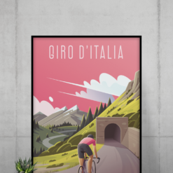 Giro d’Italia Cycling Print