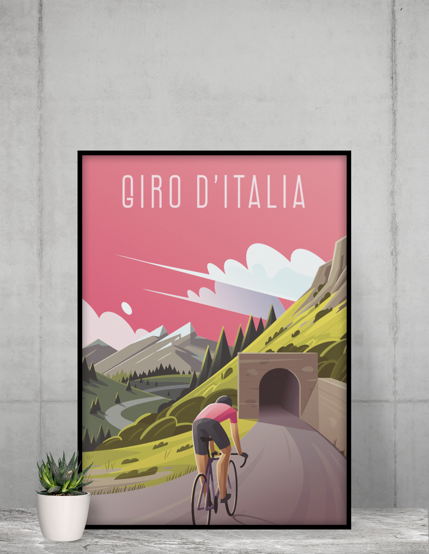 giro d'italia print