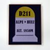 alpe d huez perspex yellow
