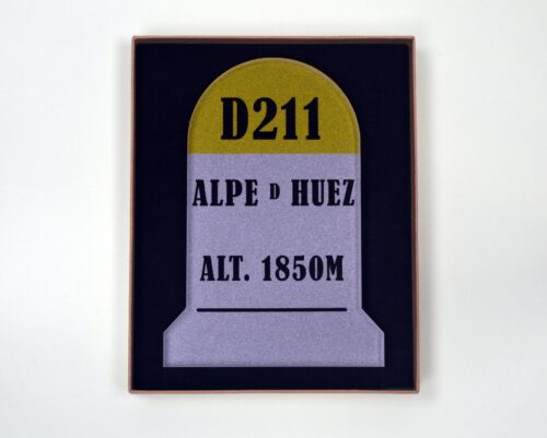 alpe d huez perspex yellow