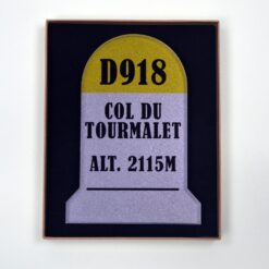 Col du Tourmalet Perspex Road Marker