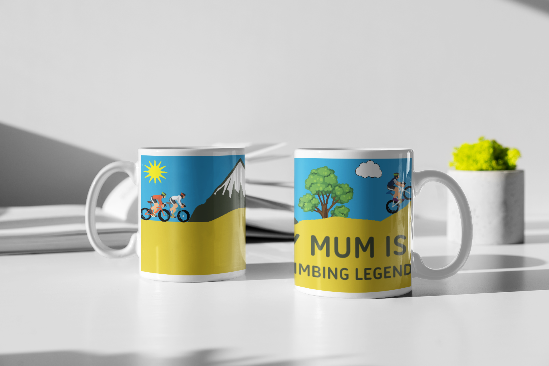 mum is a climbing legend mug