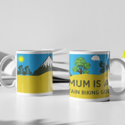 My Mum is a Mountain Biking God Personalised Cycling Mug