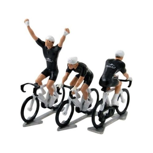 mini cyclist figurines