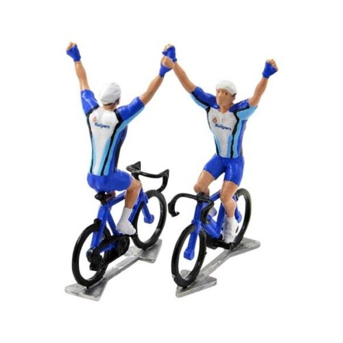 personalised mini cyclists winning figures