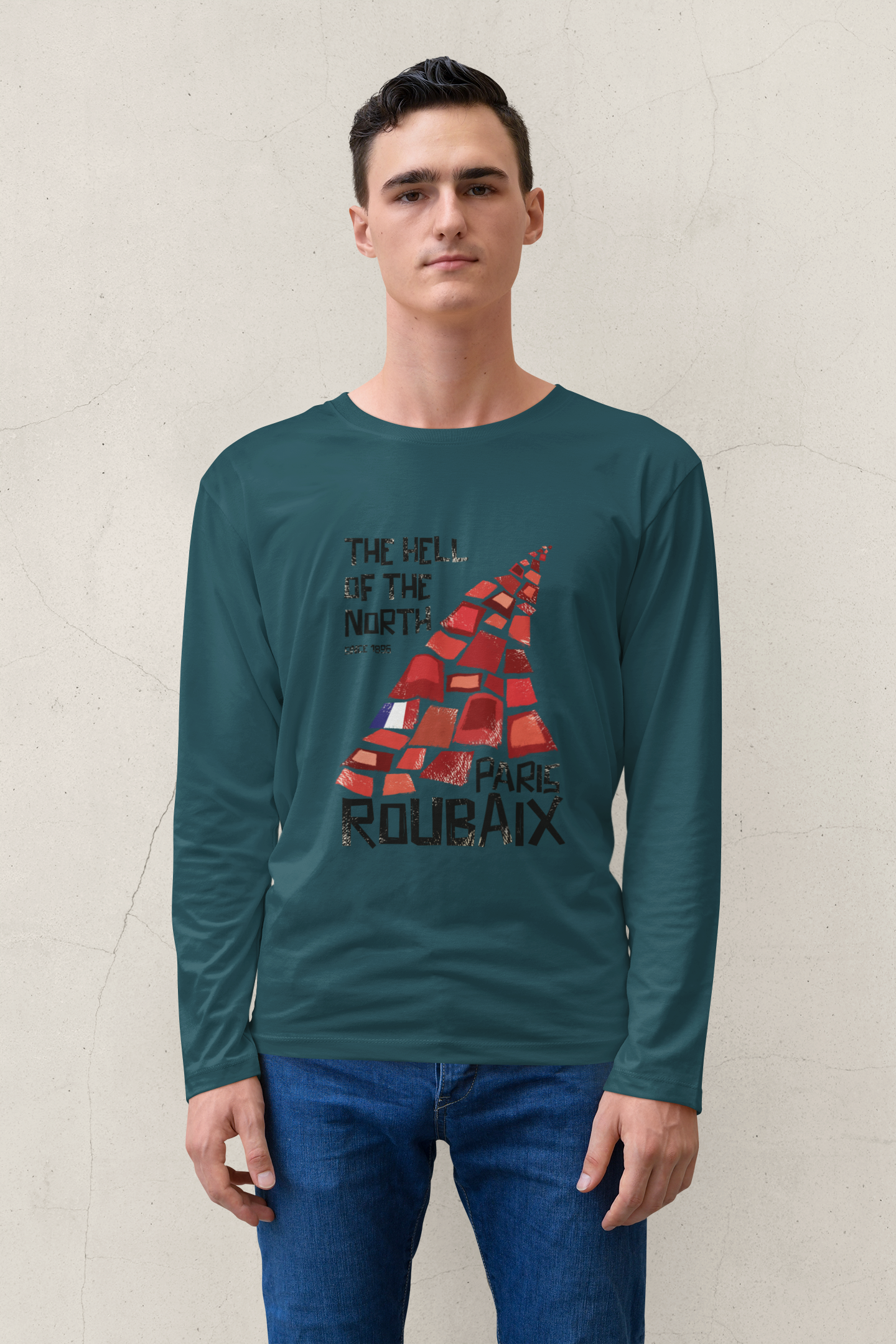 paris roubaix long sleeve t-shirt