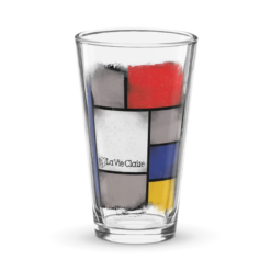 Retro Cycling Teams Pint Glass