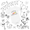 Super Domestique Baby Onesie - Image 3